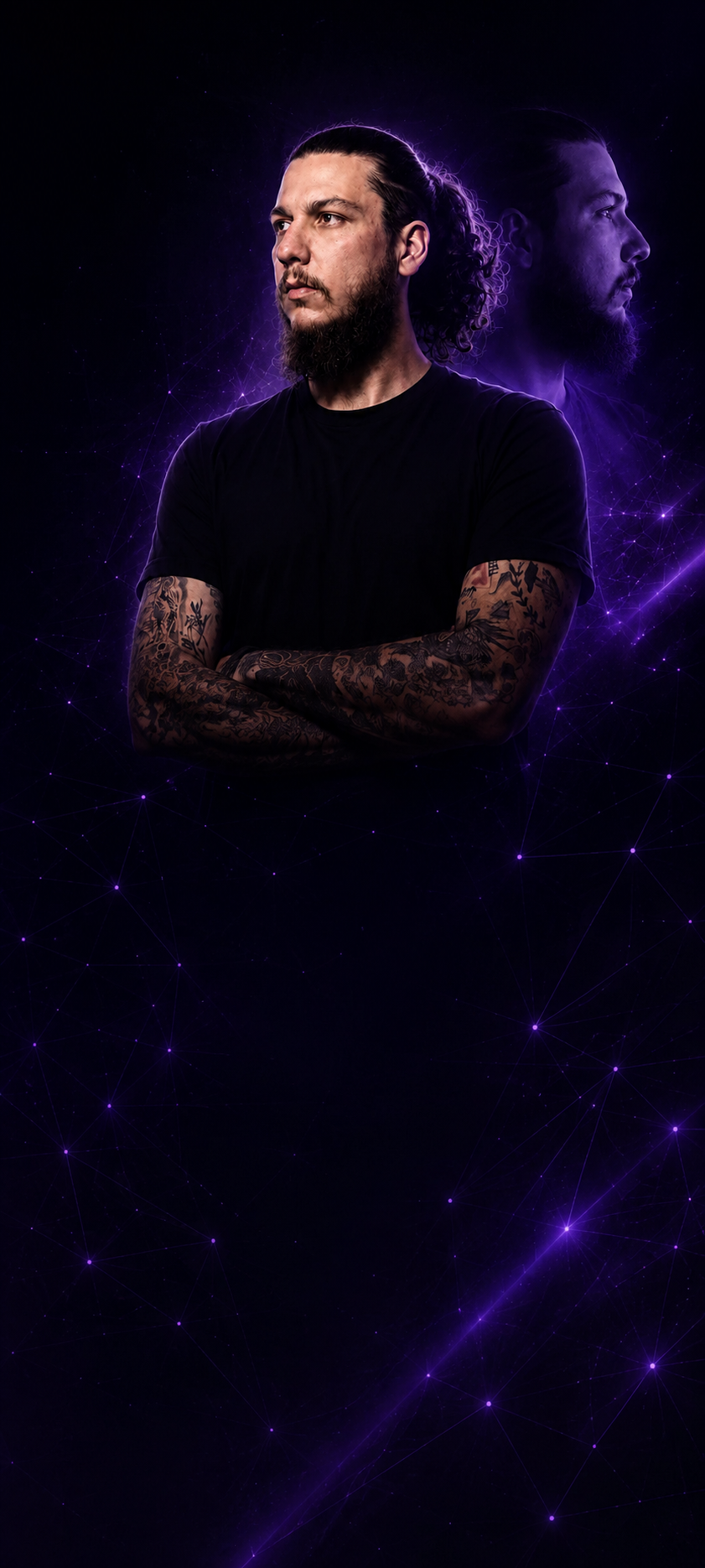 Gerônimo Oliveira em retrato profissional para a Hero